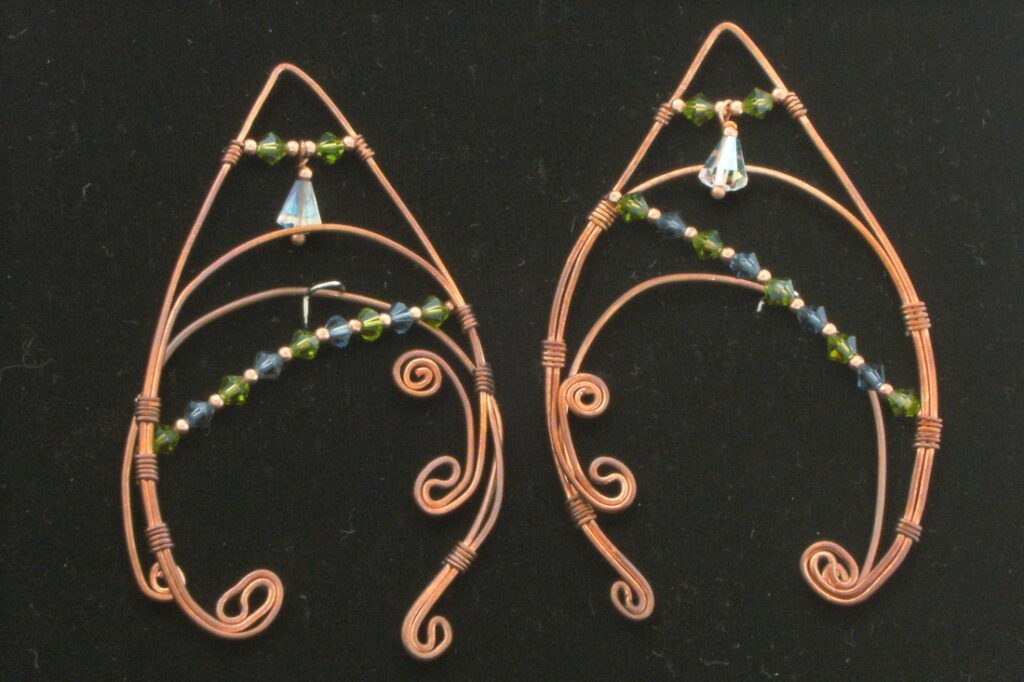 Copper Wire Pixie Ears